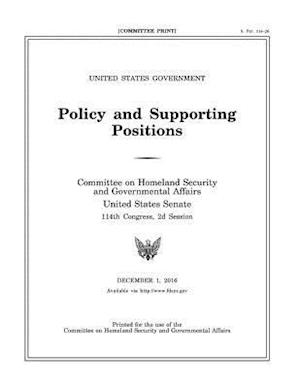 United States Government Policy and Supporting Positions, December 1, 2016 (Plum Book)