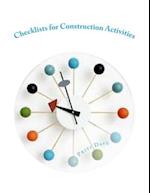 Checklists for Construction Activities