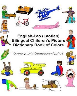 English-Lao (Laotian) Bilingual Children's Picture Dictionary Book of Colors