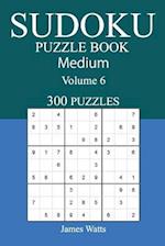 300 Medium Sudoku Puzzle Book