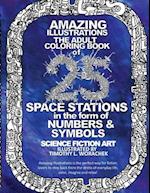 Amazing Illustrations-25 Space Stations of Numbers & Symbols