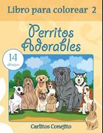 Libro Para Colorear Perritos Adorables
