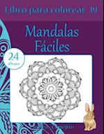 Libro Para Colorear Mandalas Faciles