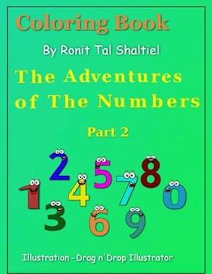 Coloring book - The adventures of the numbers: Subtraction