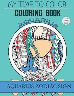 Aquarius Zodiac Sign - Adult Coloring Book