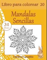 Libro Para Colorear Mandalas Sencillas