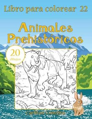 Libro Para Colorear Animales Prehistoricos