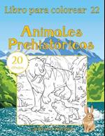 Libro Para Colorear Animales Prehistoricos