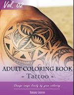 Tattoo Coloring Book for Stress Relief & Mind Relaxation, Stay Focus Treatment
