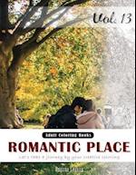 Romantic Place & Country Coloring Book for Stress Relief & Mind Relaxation, Stay Focus Therapy