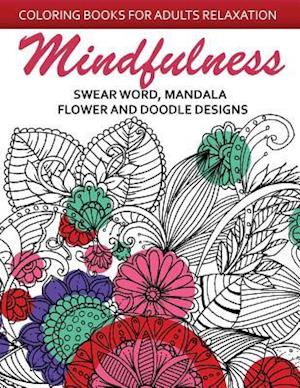 Mindfulness Swear Word Mandala Flower and Doodle Design