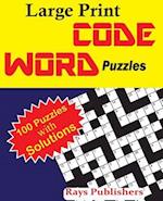 Large Print Codeword Puzzles