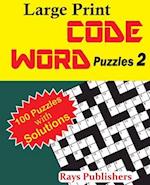 Large Print Code Word Puzzles 2