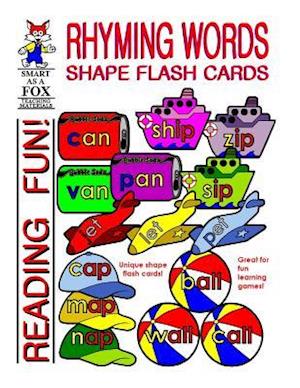 Rhyming Words Shape Flash Cards