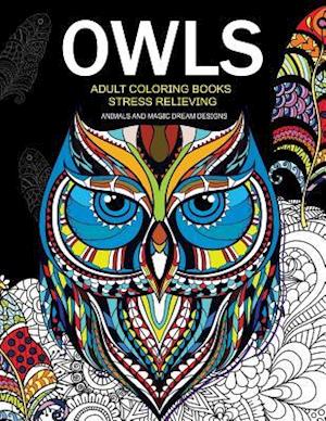 Owls Adult Coloring Books Stress Relieving