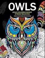 Owls Adult Coloring Books Stress Relieving