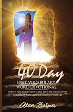 40 Day Lent Vocabulary Word Devotional