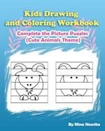 Kids Drawing and Coloring Workbook