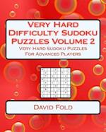 Very Hard Difficulty Sudoku Puzzles Volume 2