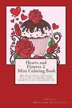 Hearts and Flowers 2 Mini Coloring Book