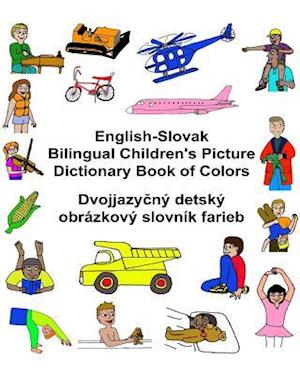 English-Slovak Bilingual Children's Picture Dictionary Book of Colors