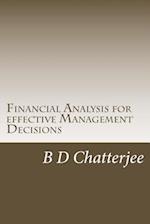Financial Analysis for Effective Management Decisions