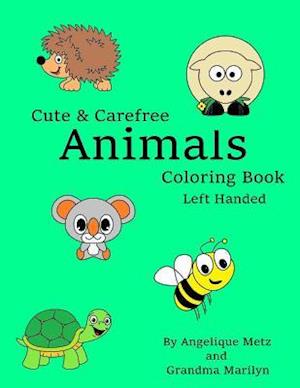 Cute & Carefree Animals Coloring Book