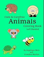 Cute & Carefree Animals Coloring Book