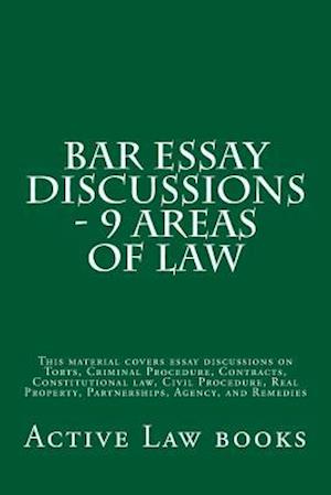 Bar Essay Discussions - 9 Areas of Law