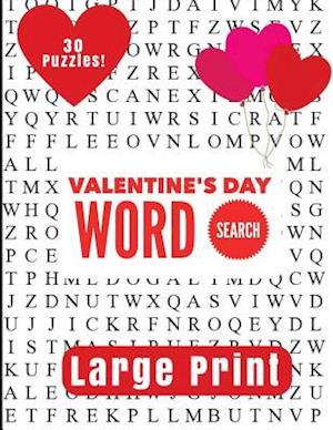 Valentine's Day Large Print Word Search