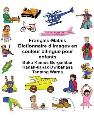 Français-Malais Dictionnaire d'Images En Couleur Bilingue Pour Enfants Buku Kamus Bergambar Kanak-Kanak Dwibahasa Tentang Warna