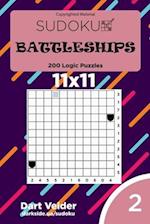 Sudoku Battleships - 200 Logic Puzzles 11x11 (Volume 2)