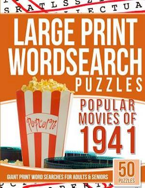 Large Print Wordsearches Puzzles Popular Movies of 1941