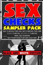 Sex Checks Sampler Pack Black and White Edition