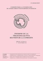 Informe de la Trigésima Quinta Reunión de la Comisión