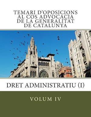 Volum IV Temari D'Oposicions Cos Advocacia Generalitat Catalunya