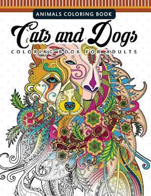 Cats and Dogs Coloring Books for Adutls