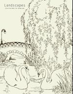 Landscapes Coloring Book for Grown-Ups 1