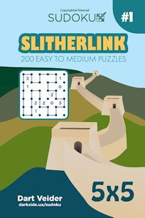 Sudoku Slitherlink - 200 Easy to Medium Puzzles 5x5 (Volume 1)
