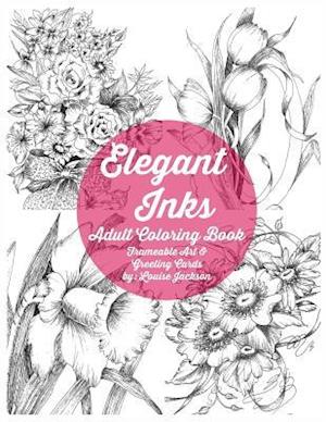 Elegant Inks - Adult Coloring Book