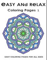 Easy and Relax Coloring pages 1