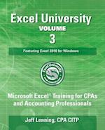 Excel University Volume 3 - Featuring Excel 2016 for Windows