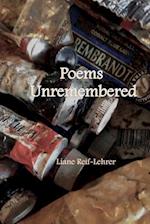 Poems Unremembered
