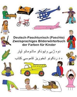 Deutsch-Paschtunisch (Paschto) Zweisprachiges Bilderwörterbuch Der Farben Für Kinder