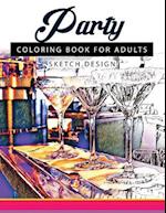 Party Coloring Books for Adults