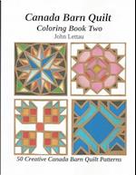 Canada Barn Quilt Coloring Book Two 