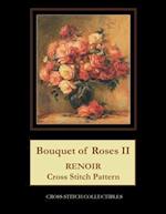Bouquet of Roses II: Renoir cross stitch 