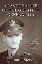 A Last Chapter of the Greatest Generation