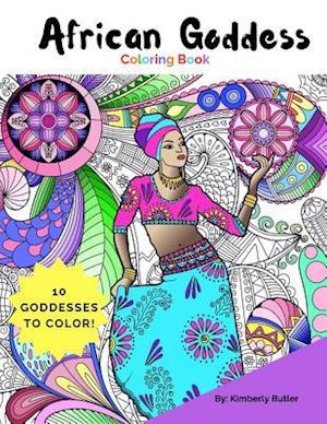 African Goddess Coloring Book