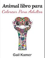 Animal Libro Para Colorear Para Adultos
